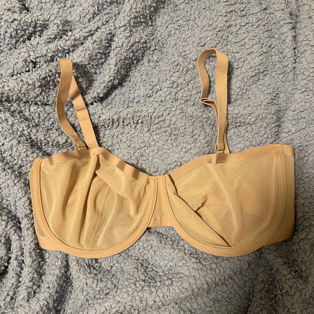 cuup mesh balconette bra